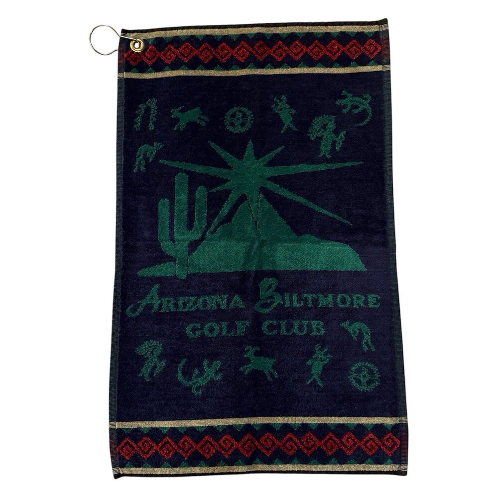 Vintage Arizona Biltmore Golf Club Towel Sir Christopher Hatton Belgium Made